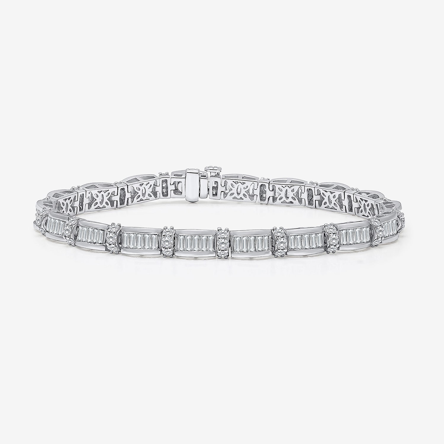 (I / I1) Womens 10K Gold 7.25 Inch or 8 Inch Link Bracelet