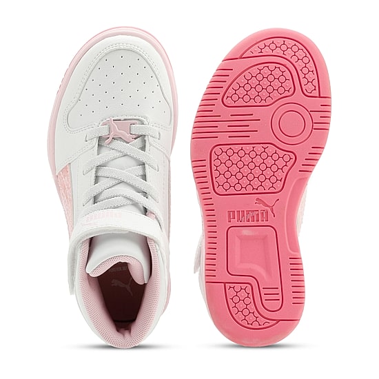 PUMA Rebound Layup Little Kid Girls Basketball Shoes