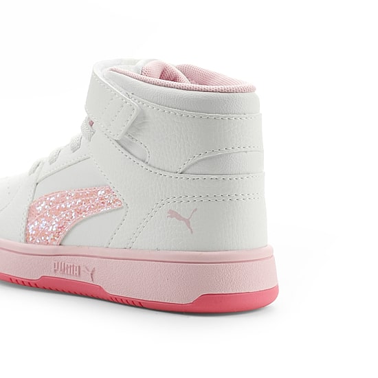 PUMA Rebound Layup Little Kid Girls Basketball Shoes