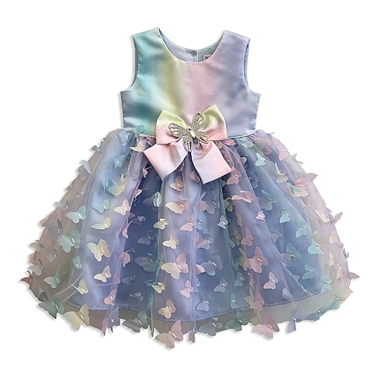 Blueberi Boulevard Toddler Girls Sleeveless A-Line Dress