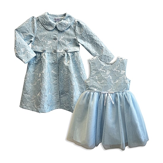 Blueberi Boulevard Little & Big Kid Girls Floral 2-pc. Dress Set