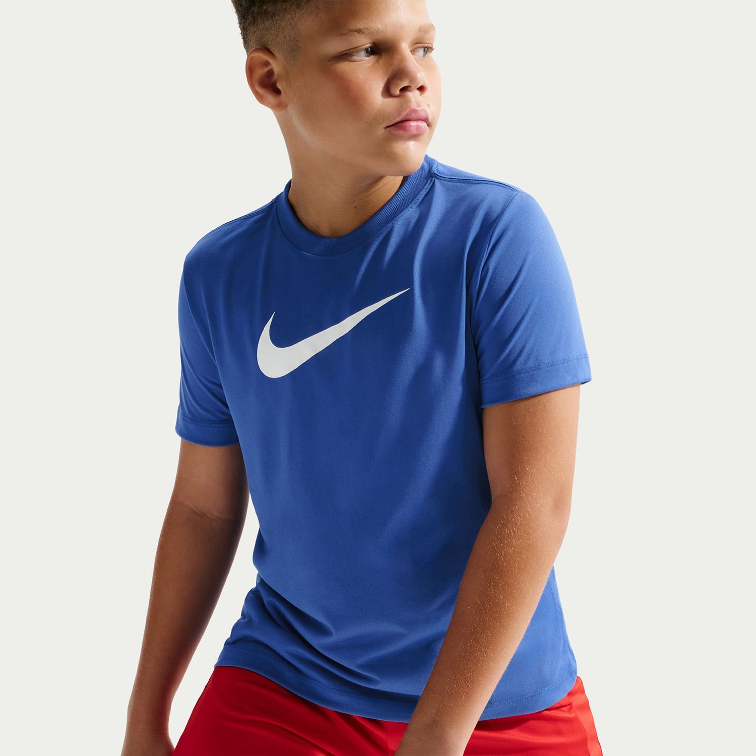 Nike Dri-Fit Swoosh Unisex Crew Neck Short Sleeve Regular Fit Graphic T-Shirt