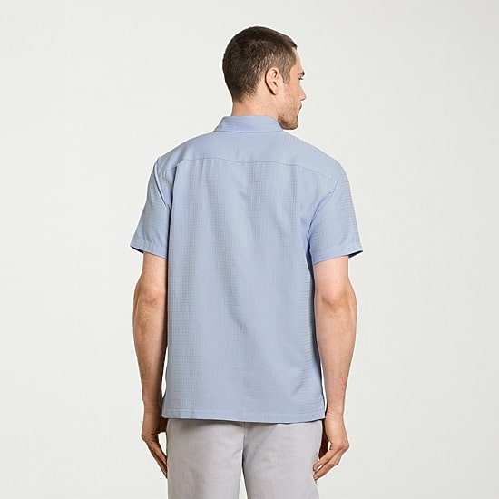 Van Heusen Weekend Mens Short Sleeve Camp Shirt