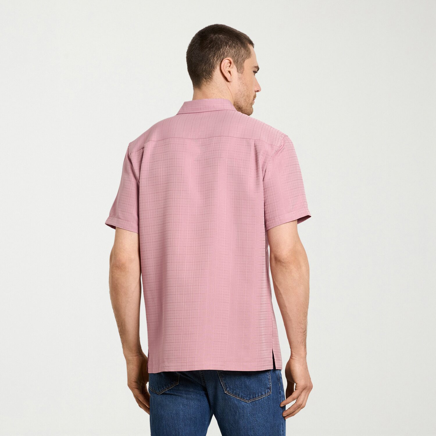 Van Heusen Weekend Mens Short Sleeve Camp Shirt
