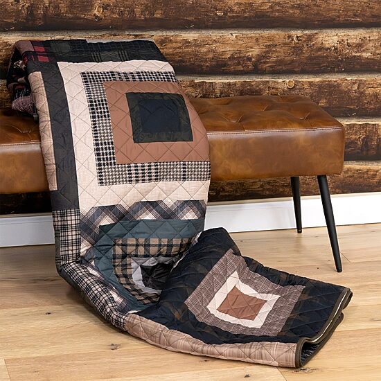 Donna Sharp Lodge Square Washable Throw
