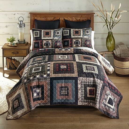Donna Sharp Lodge Square Washable Throw