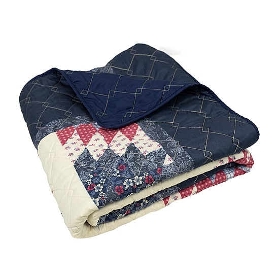 Donna Sharp Meadow Pieced Cotton Quilted Washable Throw