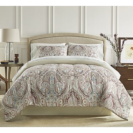 Broadhaven Kent 8-pc. Reversible Complete Bedding Set with Sheets
