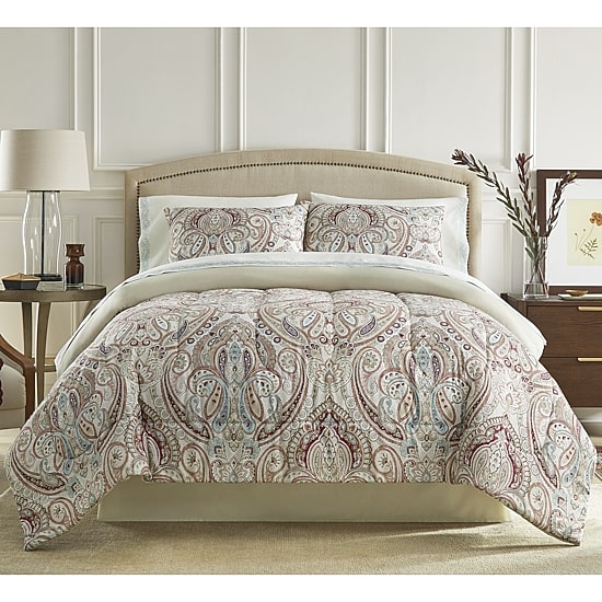 Broadhaven Constance 8-pc. Reversible Complete Bedding Set with Sheets