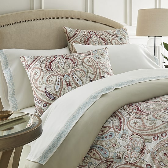 Broadhaven Constance 8-pc. Reversible Complete Bedding Set with Sheets