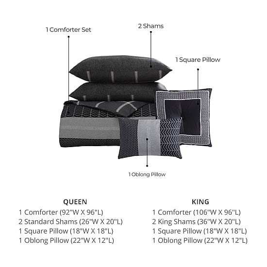 Bebejan Kyle 5-pc. Reversible Cotton Comforter Set