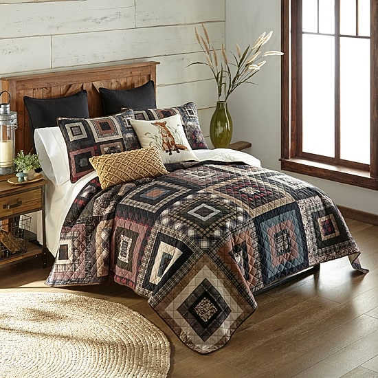 Donna Sharp Lodge Square Easy Care Quilt Set