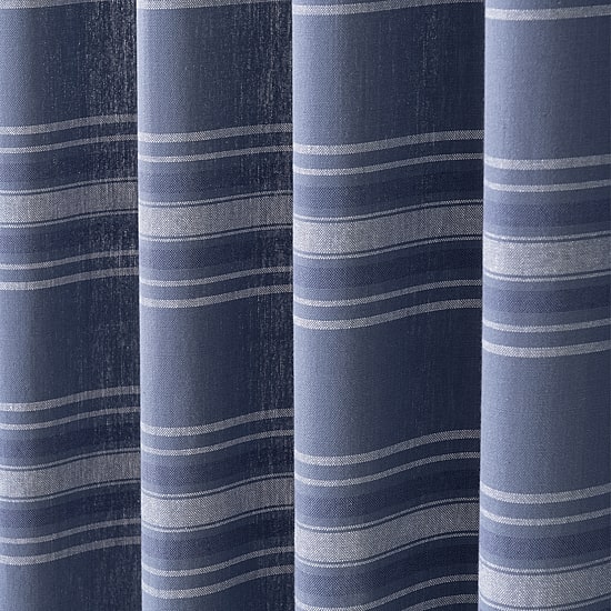 Martha Stewart Ruffle Stripe 2-pc. Rod Pocket Window Tier