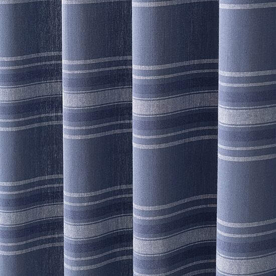 Martha Stewart Ruffle Stripe Rod Pocket Tailored Valance