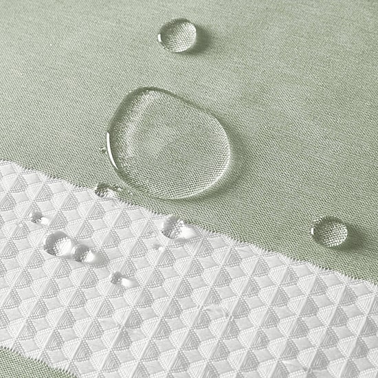 Madison Park Spa Waffle  With 3m Treatment Shower Curtain