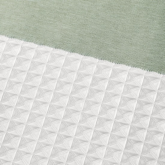 Madison Park Spa Waffle  With 3m Treatment Shower Curtain