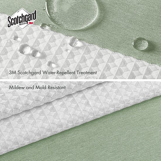 Madison Park Spa Waffle  With 3m Treatment Shower Curtain
