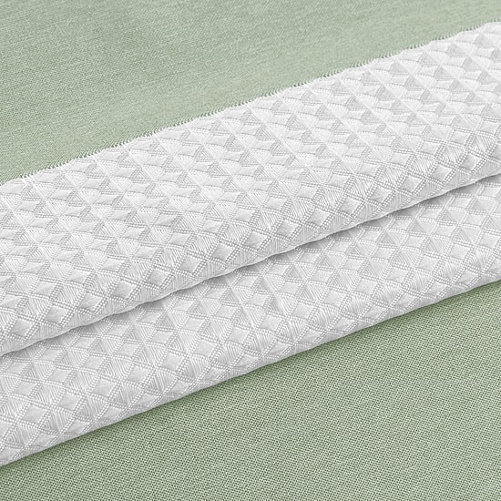 Madison Park Spa Waffle  With 3m Treatment Shower Curtain