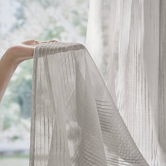 Madison Park Lydia Sheer Shower Curtain