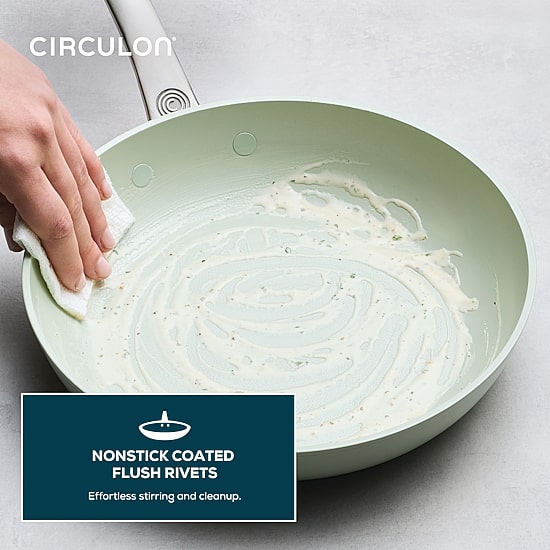 Circulon Halo with LaserDefense Ceramic Nonstick 10" Frying Pan