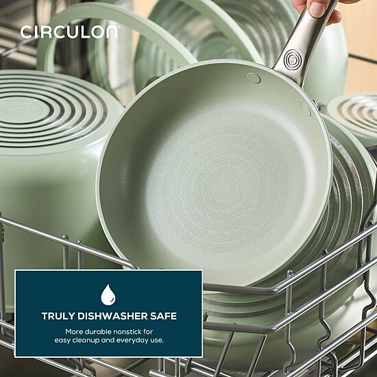 Circulon Halo with LaserDefense Ceramic Nonstick 10" Frying Pan