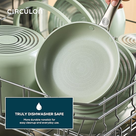 Circulon Halo with LaserDefense Ceramic Nonstick 12" Covered Frypan