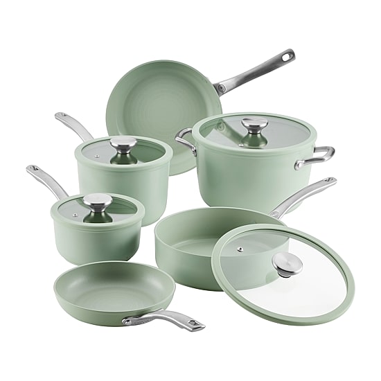 Circulon Halo with LaserDefense Ceramic Nonstick 10-pc. Cookware Set