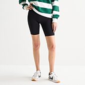 Xersion EverUltra™ Womens 8" High Rise Stretch Fabric Quick Dry Bike Short