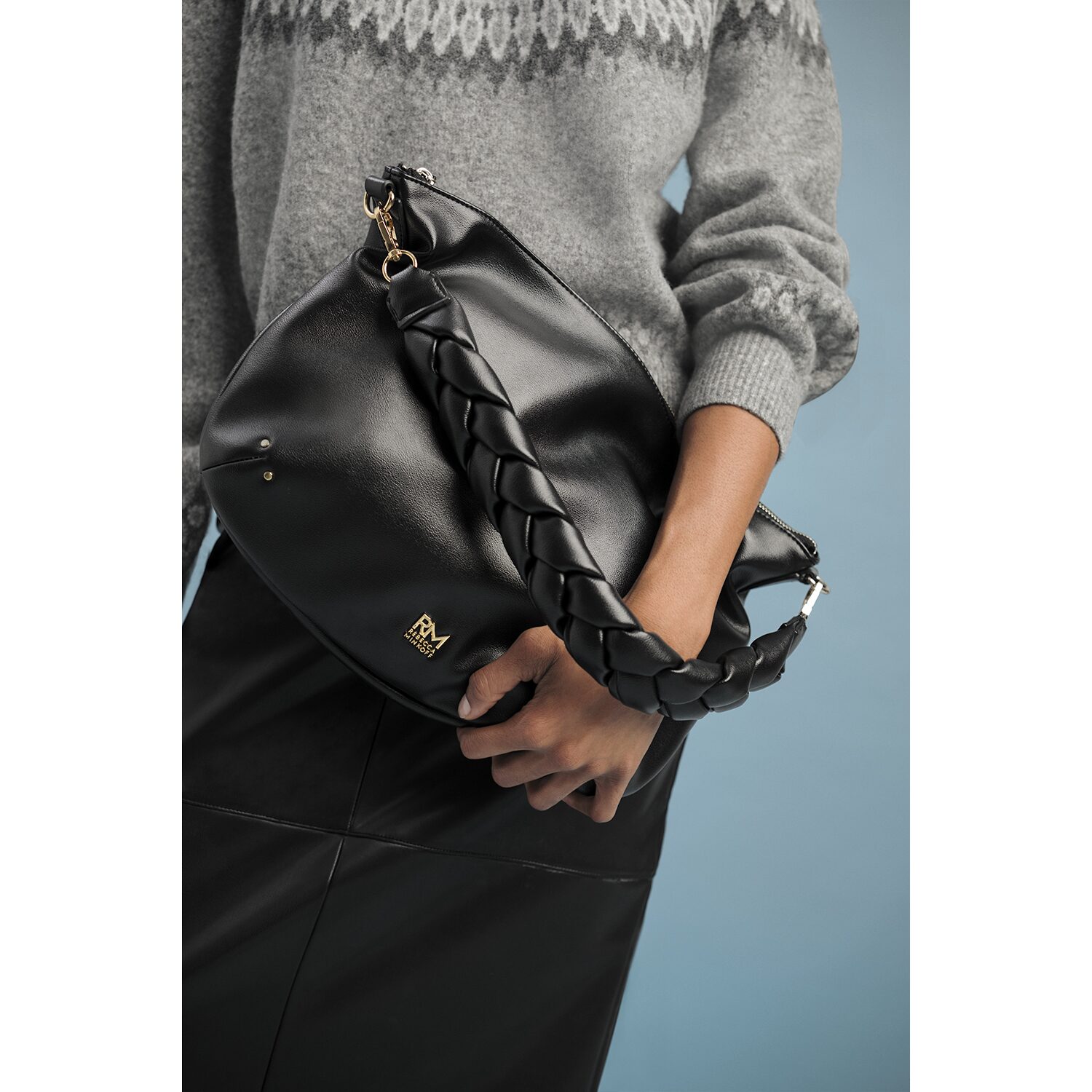 RM Rebecca Minkoff Eldridge Braided Shoulder Bag