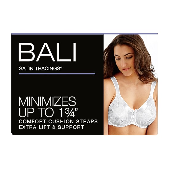 Bali Satin Tracings® Full Coverage Minimizer Underwire Minimizer Bra 3562