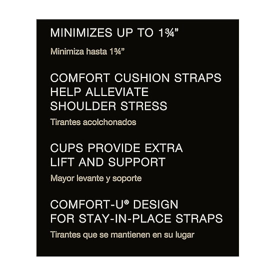 Bali Satin Tracings® Full Coverage Minimizer Underwire Minimizer Bra 3562