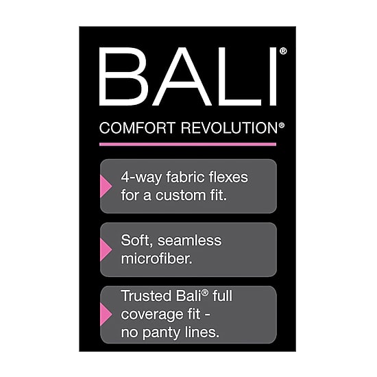 Bali Comfort Revolution® Womens Seamless Cooling Brief Panty 803j