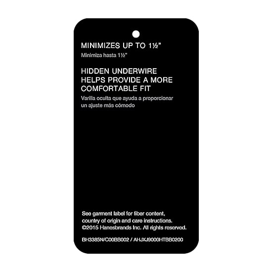 Bali Passion For Comfort® Seamless Full Coverage Minimizer Underwire Minimizer Bra 3385