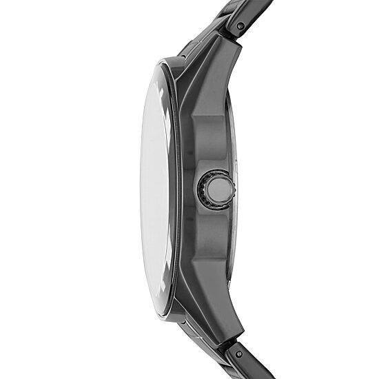 Relic By Fossil Rylan Mens Diamond Accent Gray Stainless Steel Bracelet Watch Zr77321
