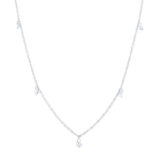 Silver Reflections Womens Pure Silver Over Brass 36 Inch Cable Chain Necklace