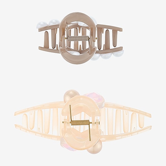 Arizona Simulated Pearl 2-pc. Hair Clip
