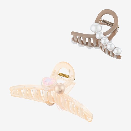 Arizona Simulated Pearl 2-pc. Hair Clip