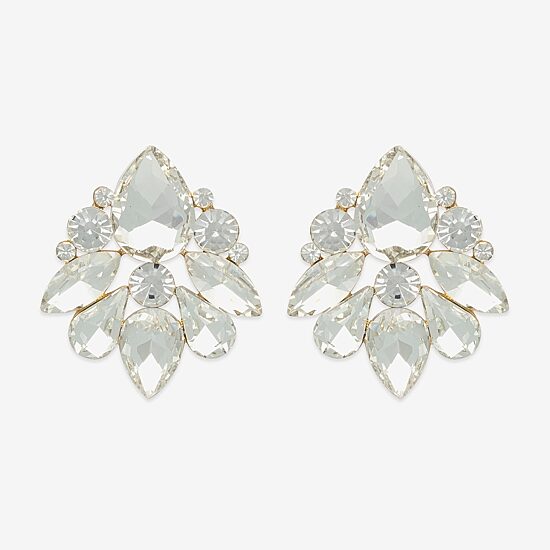 Bijoux Bar Gold Tone Womens Glass Drop Earrings