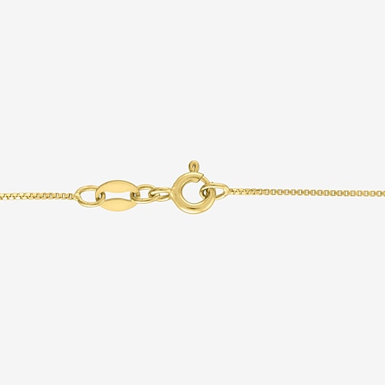 (G-H / I1-I2) Womens 1/10 CT. T.W. Lab Grown White Diamond 14K Gold Over Silver Sterling Silver Heart 18 Inch Pendant Necklace