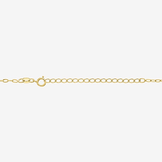Diamond Addiction (G-H / I1-I2) Womens 1/4 CT. Lab Grown White Diamond 14K Gold Over Silver Sterling Silver Round 16 Inch Pendant Necklace