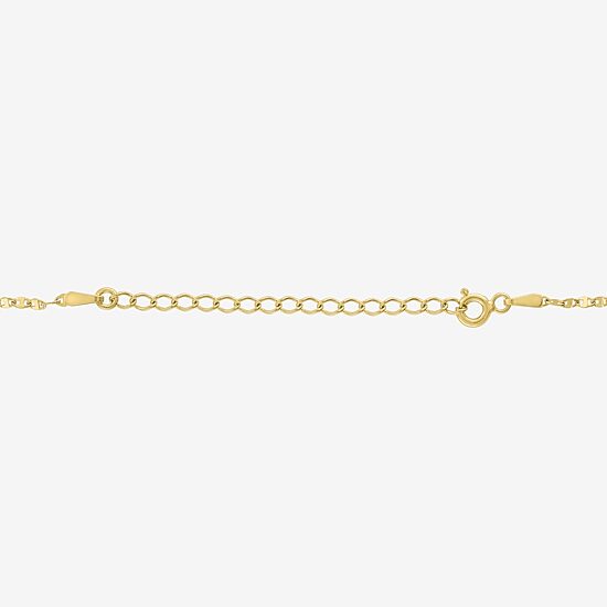 Diamond Addiction (G-H / I1-I2) Womens 1/5 CT. Lab Grown White Diamond 14K Gold Over Silver Sterling Silver Heart 18 Inch Pendant Necklace