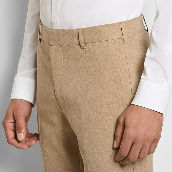Van Heusen Everyday Defense Stain Shield Mens Slim Fit Dress Flat Front Pant
