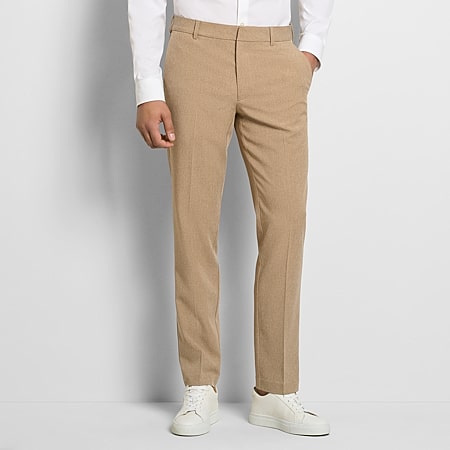 men's classic-fit ultraflex stretch flat-front dress pants Ralph Lauren - Brandclub