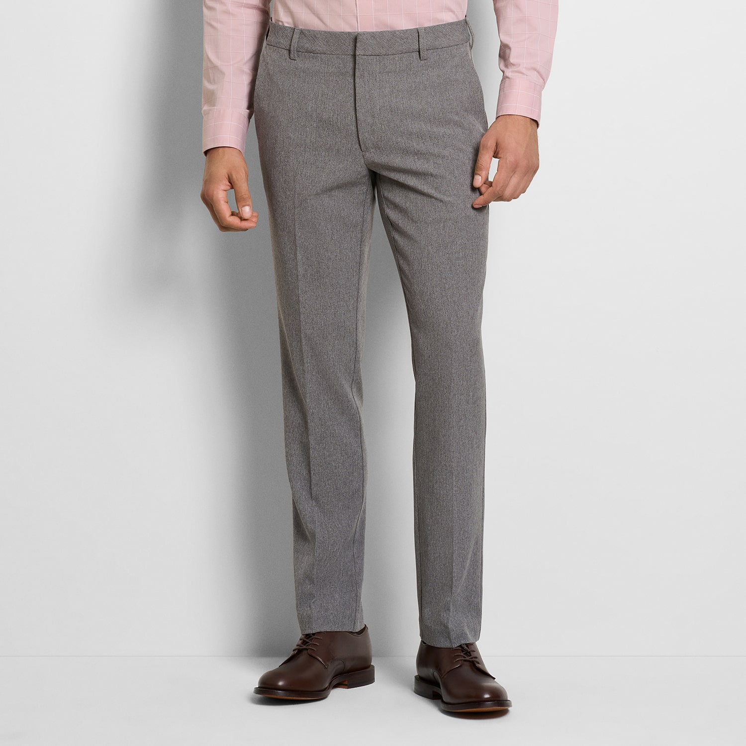 Van Heusen Everyday Defense Stain Shield Mens Slim Fit Dress Flat Front Pant