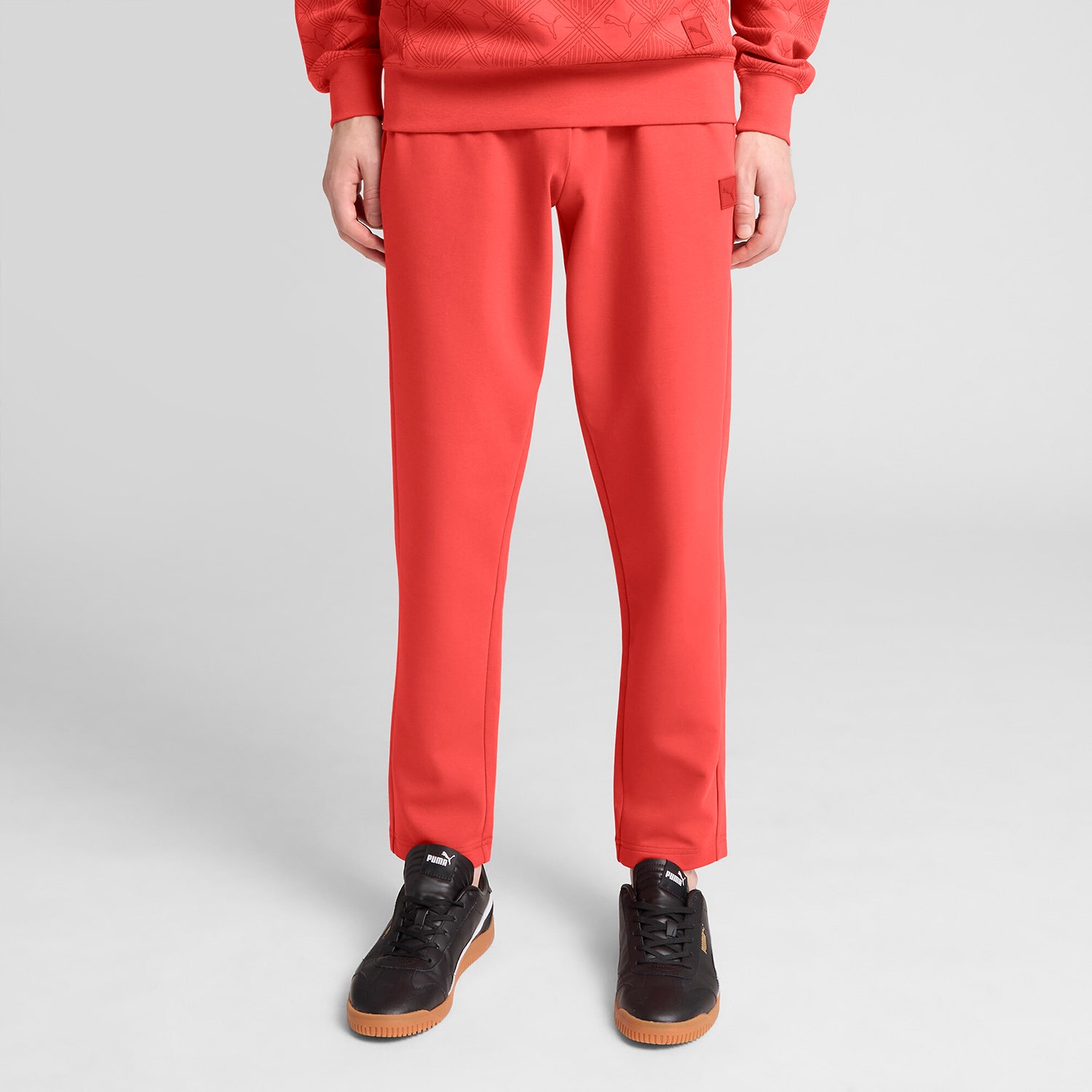 PUMA Mens Straight Regular Fit Track Pant