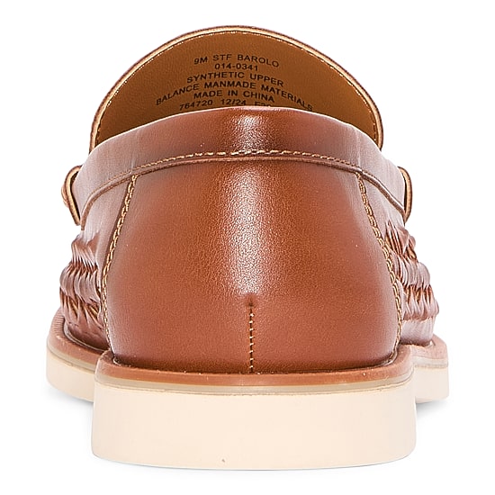 Stafford Barolo Mens Round Closed Toe Loafers