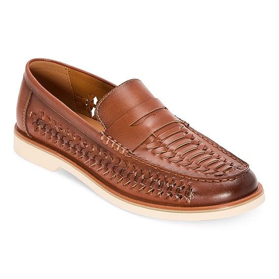 Stafford Barolo Mens Round Closed Toe Loafers