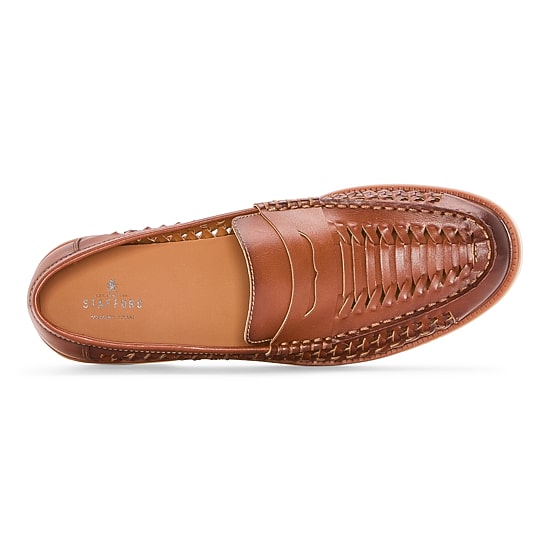 Stafford Barolo Mens Round Closed Toe Loafers