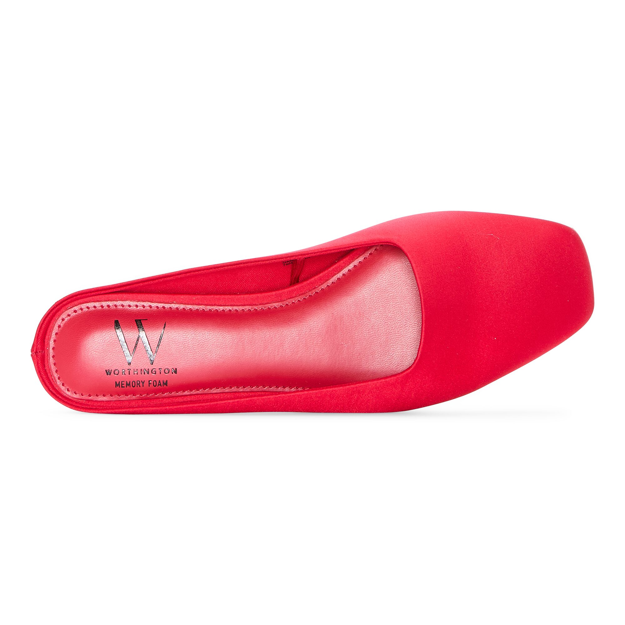 Worthington Roset Womens Square Closed Toe Mules