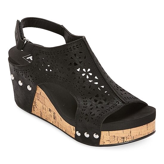 Pop Womens Winsley Wedge Sandals